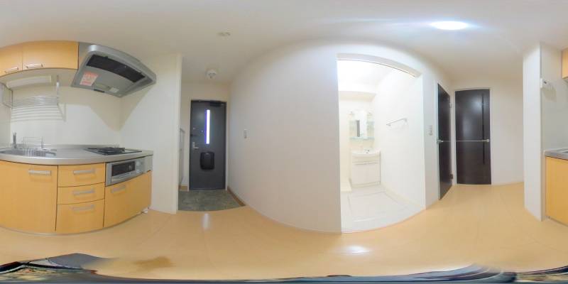 パノラマ画像キッチン