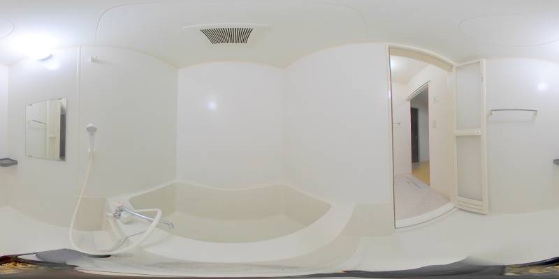 パノラマ画像バスルーム