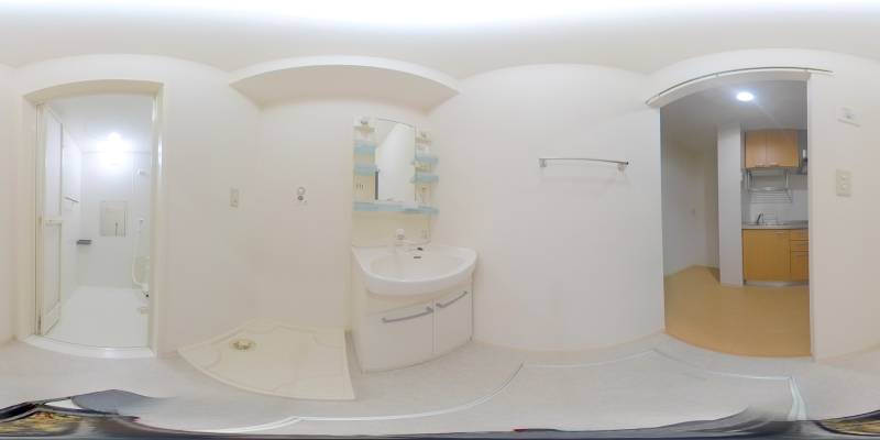 パノラマ画像洗面所