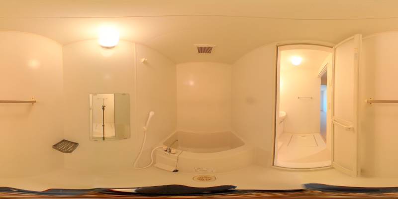 パノラマ画像バスルーム