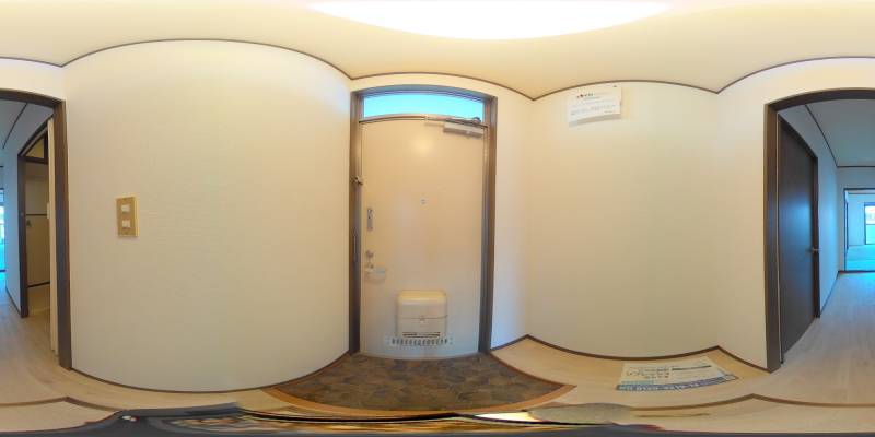 パノラマ画像玄関