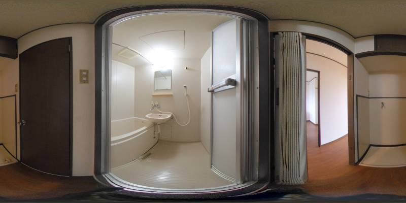 パノラマ画像バスルーム