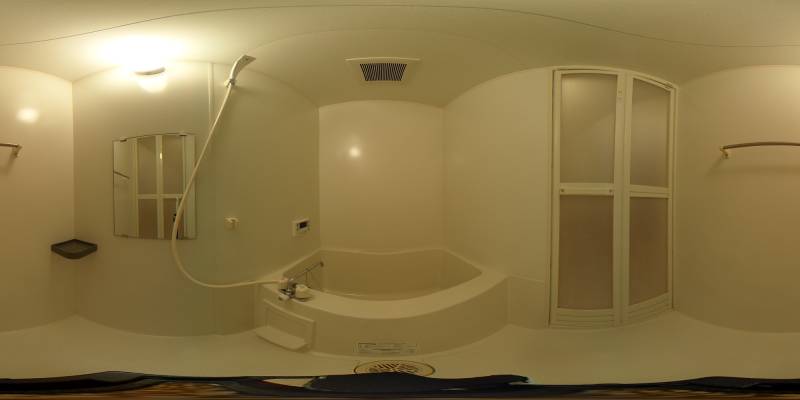 パノラマ画像バスルーム