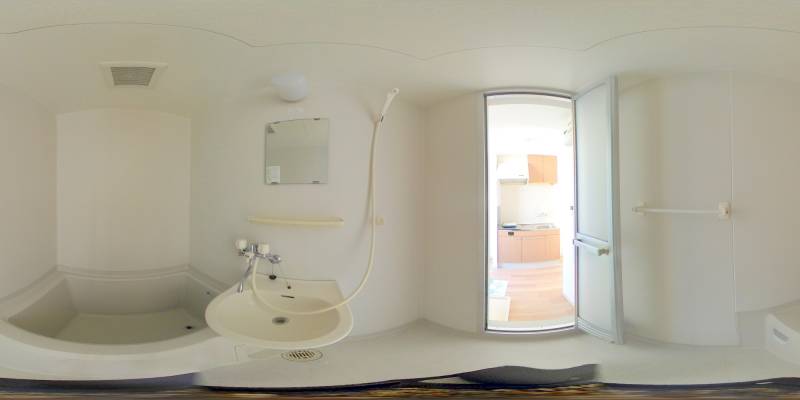 パノラマ画像バスルーム