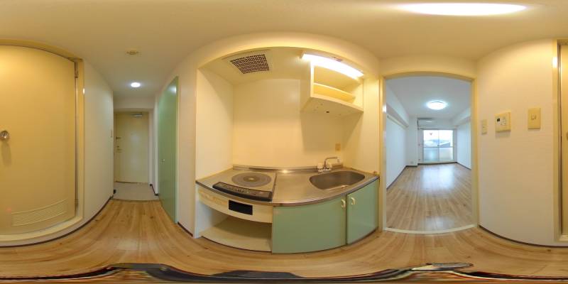 パノラマ画像キッチン