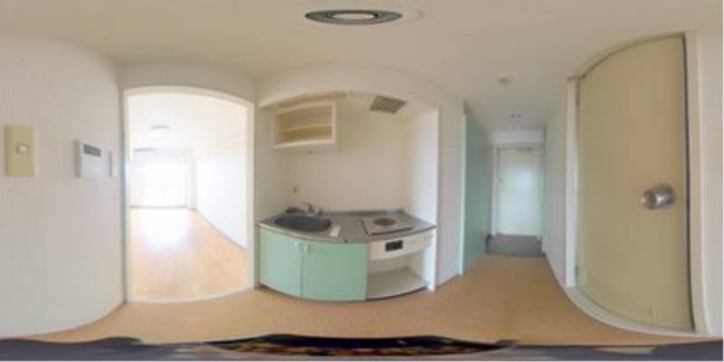 パノラマ画像キッチン