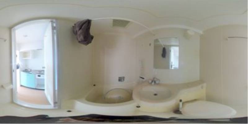 パノラマ画像バスルーム