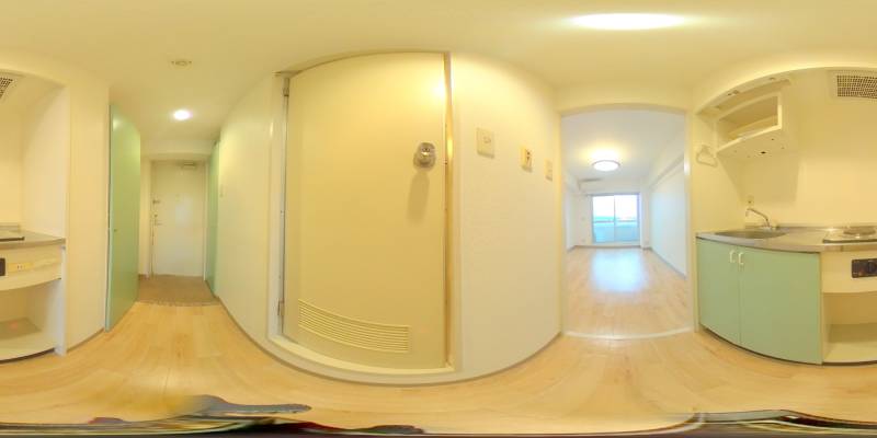 パノラマ画像キッチン