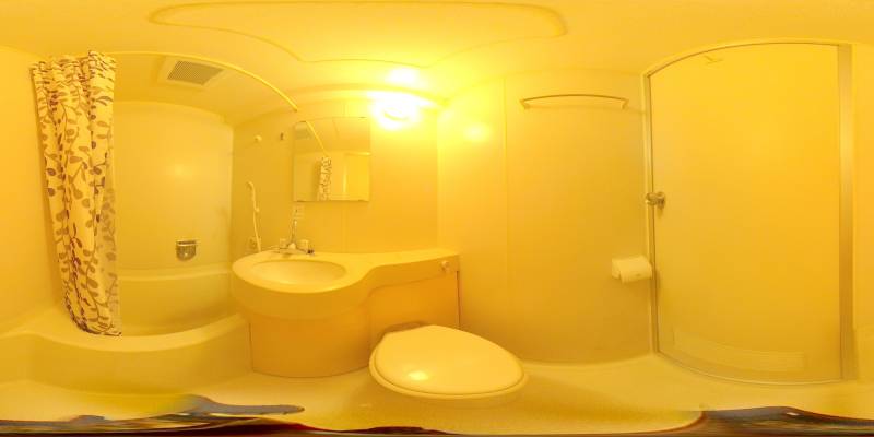 パノラマ画像バスルーム