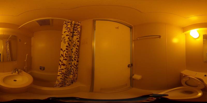 パノラマ画像バスルーム