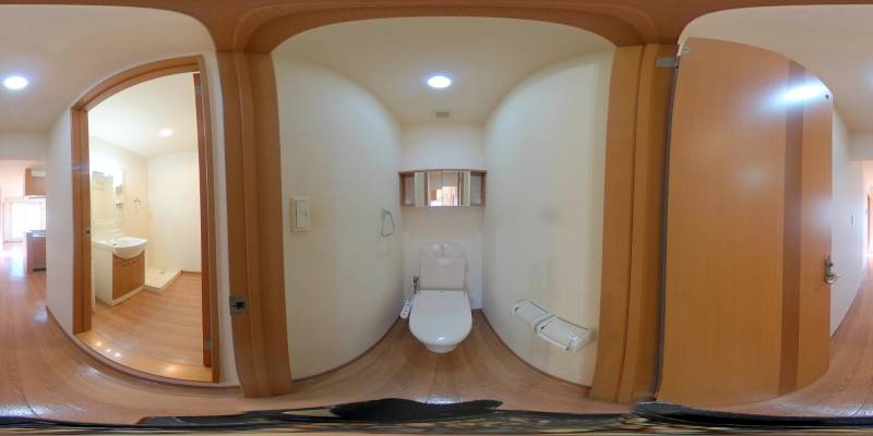 パノラマ画像トイレ