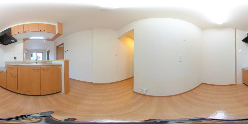 パノラマ画像キッチン