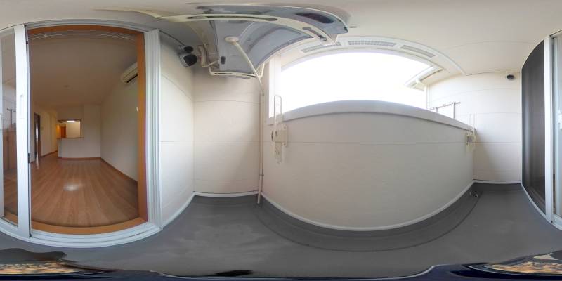 パノラマ画像バルコニー