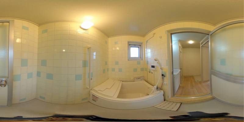 パノラマ画像バスルーム