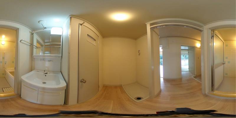 パノラマ画像洗面所