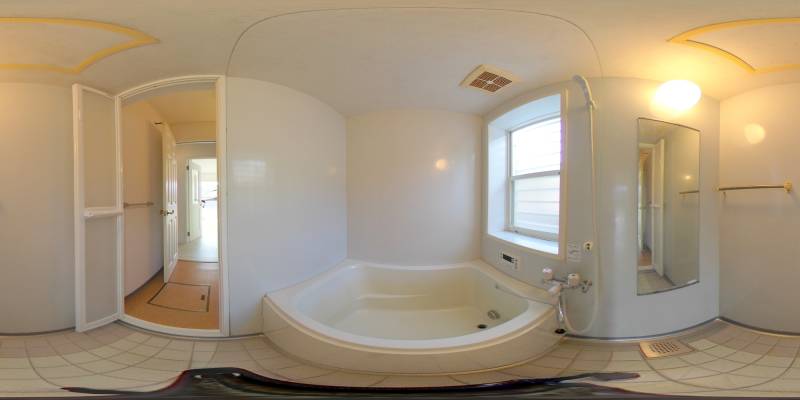 パノラマ画像バスルーム