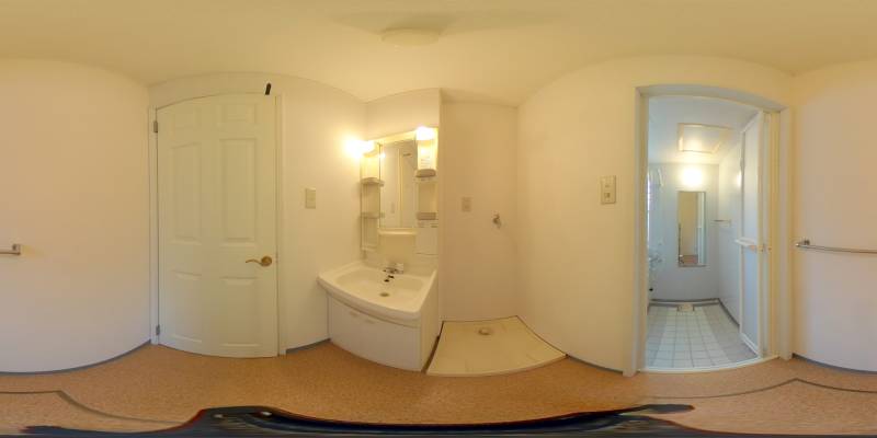 パノラマ画像洗面所