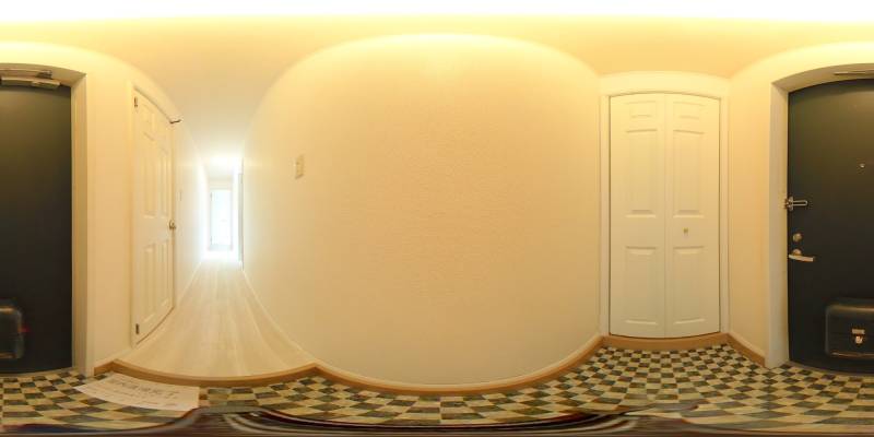 パノラマ画像玄関