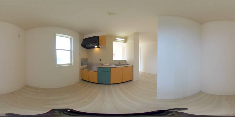 パノラマ画像キッチン