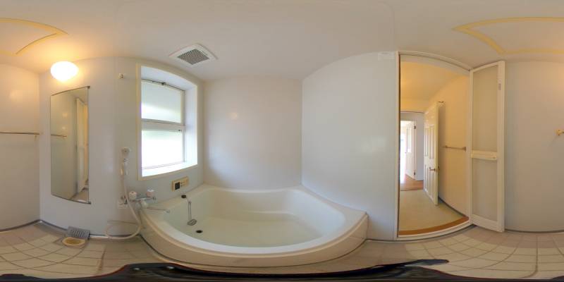 パノラマ画像バスルーム