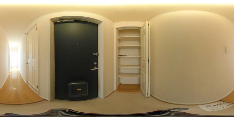 パノラマ画像玄関