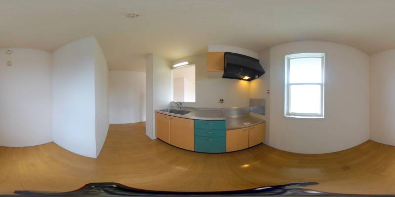 パノラマ画像キッチン