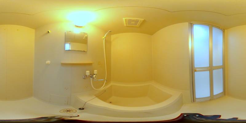 パノラマ画像バスルーム