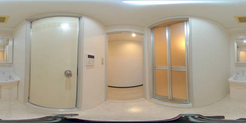 パノラマ画像洗面所