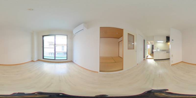 パノラマ画像リビング