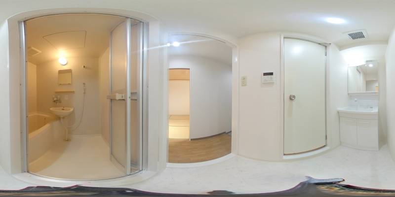 パノラマ画像洗面所