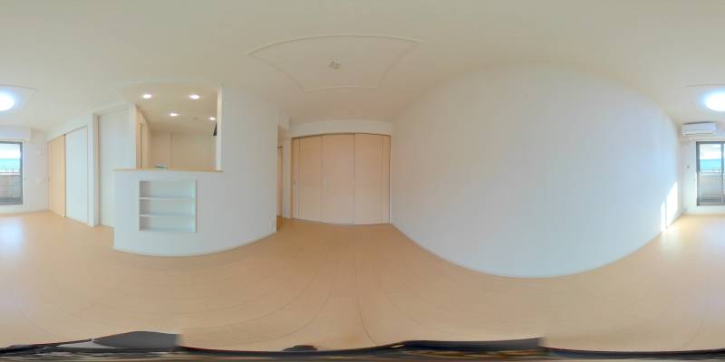 パノラマ画像リビング