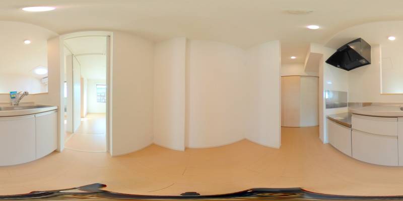 パノラマ画像キッチン