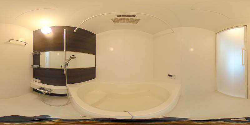 パノラマ画像バスルーム