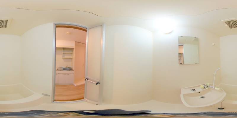 パノラマ画像バスルーム