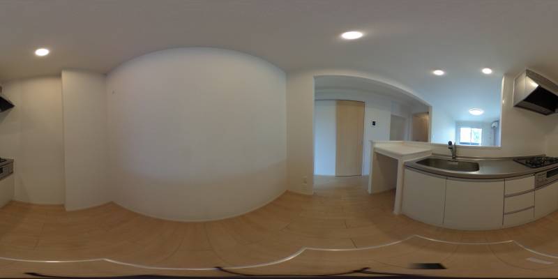 パノラマ画像キッチン