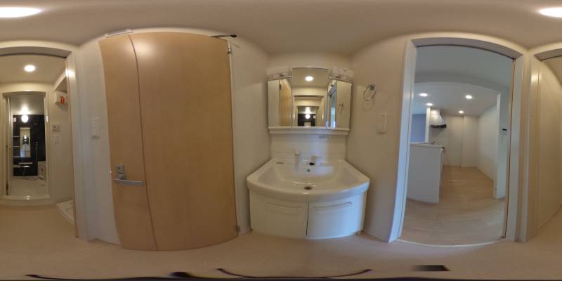 パノラマ画像洗面所