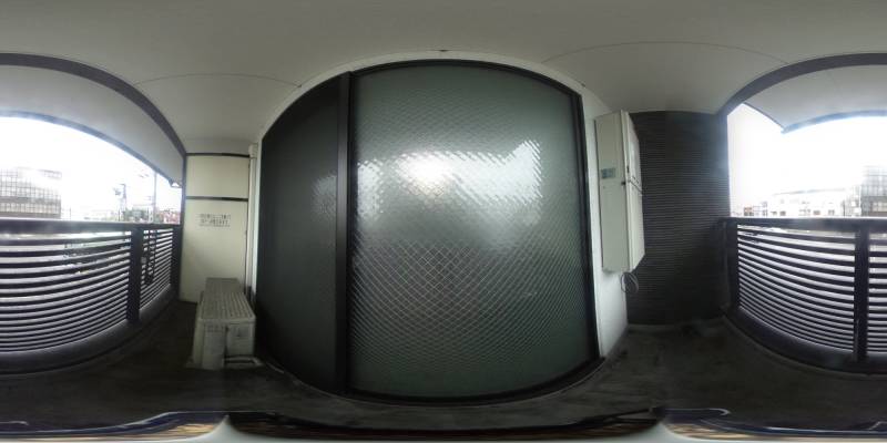 パノラマ画像バルコニー