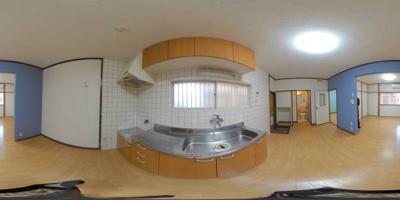 パノラマ画像キッチン