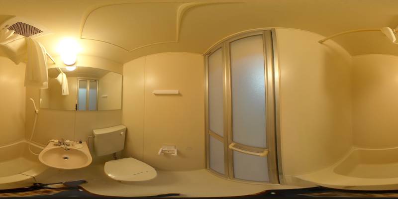 パノラマ画像バスルーム