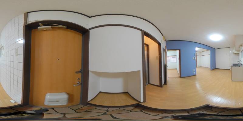 パノラマ画像玄関