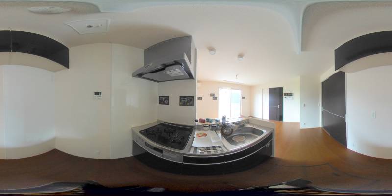 パノラマ画像キッチン