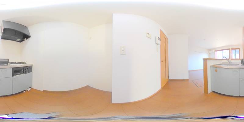 パノラマ画像キッチン