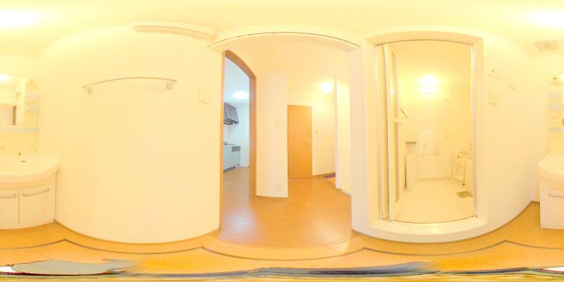 パノラマ画像洗面所