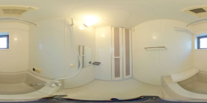 パノラマ画像バスルーム