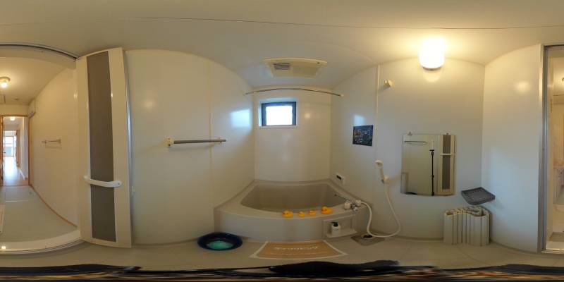 パノラマ画像バスルーム