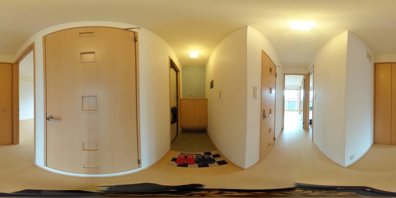 パノラマ画像玄関