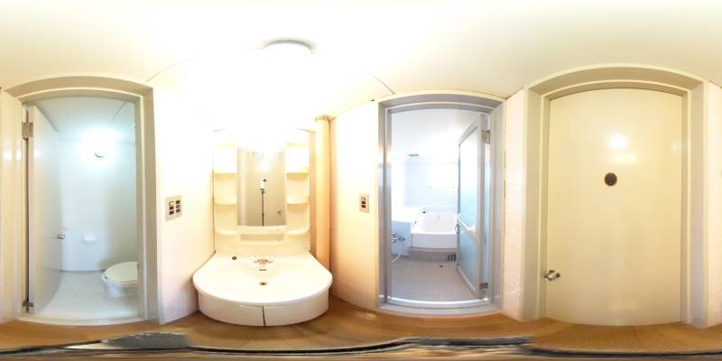 パノラマ画像洗面所