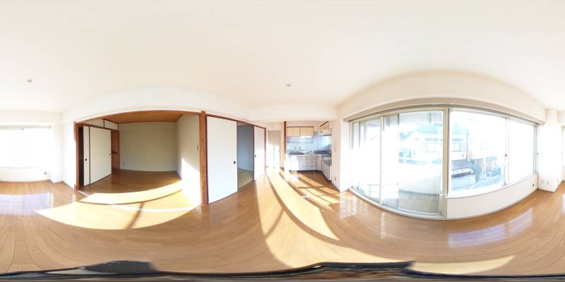 パノラマ画像洋室