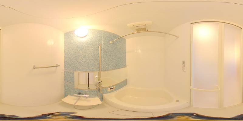 パノラマ画像バスルーム