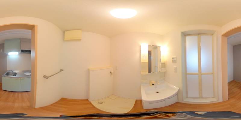 パノラマ画像洗面所